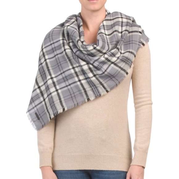 ALL SAINTS WOVEN PLAID SCARF - Picture 2 of 6